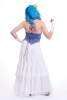 Hippy Gypsy Skirt, long lace boho skirt, sizes 8-5xl in White - Gypsy Love Skirt (DBFRIL) by Altshop UK