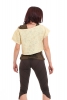 Distressed Cropped Punky Tee in Cream - Altered Tee (DCATEE) by Altshop UK