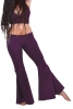 Bell Bottoms Boho Trousers, Yoga Stretch Flare Pants in Purple - Yoga Flares (DEVYOFLB) by Altshop UK