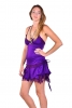Corset Back Pixie Dress, Festival Fae Mini Dress in Purple - Starshine Dress (DMSTAR) by Altshop UK