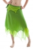 Layered Floaty Hippy Fairy Skirt - Fairy Green