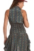 High Low Gypsy Boho Dress in Blue - Short Front Nani Dress (MESSFND1) by Altshop UK