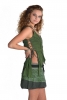 FLOATY FAIRY TOP, lace boho top - Green