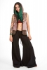African Dashiki Waistcoat Body Warmer, Ladies Hippie Gilet in Purple - Dashi Zip Vest (RFAFZV) by Altshop UK