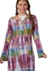 Oversize Hippy Tie Dye Dress in Multi - 2 Point Dress Top Tiedye (ROKTWOP2) by Altshop UK