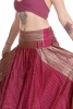 Upcycled Silk Saree Gypsy Skirt in Pink - Sari Skirt (SDSKIR) by Altshop UK
