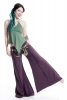 Comfy Flow Pants With Extra Wide Flare in Purple - Flow Pants (TLP546) by Altshop UK