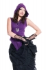 Summer Pixie Top, pointed pixie hood top vest in Purple - TRT508 by Altshop UK