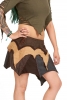 Psy Trance Pixie Vegetarian Leather Goa Skirt in Earthy - Super Trance Skirt (TT01) by Altshop UK