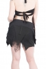 Black Gothic Pixie Lace Mini Skirt in Black - Misaki Skirt (UF609) by Anki
