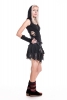 Four Directions Top, Gothic Pixie Top - Black