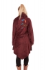 Elegant Velvet Boho Ladies Coat in Red - Regina Coat (WCT2012) by Altshop UK
