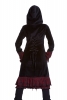 Velvet Boho Coat, Steampunk Corset Coat, Gothic Velvet Coat in Black - Lieben Coat (WDR3491) by Altshop UK