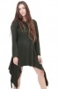 Long Sleeve Pixie Dress in Green - Equinox Dress (WDR5241) by Altshop UK