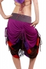 Ragged Pixie Skirt, steampunk skirt, psy doof skirt in Magenta - Raggle Skirt (WSK3261) by Altshop UK